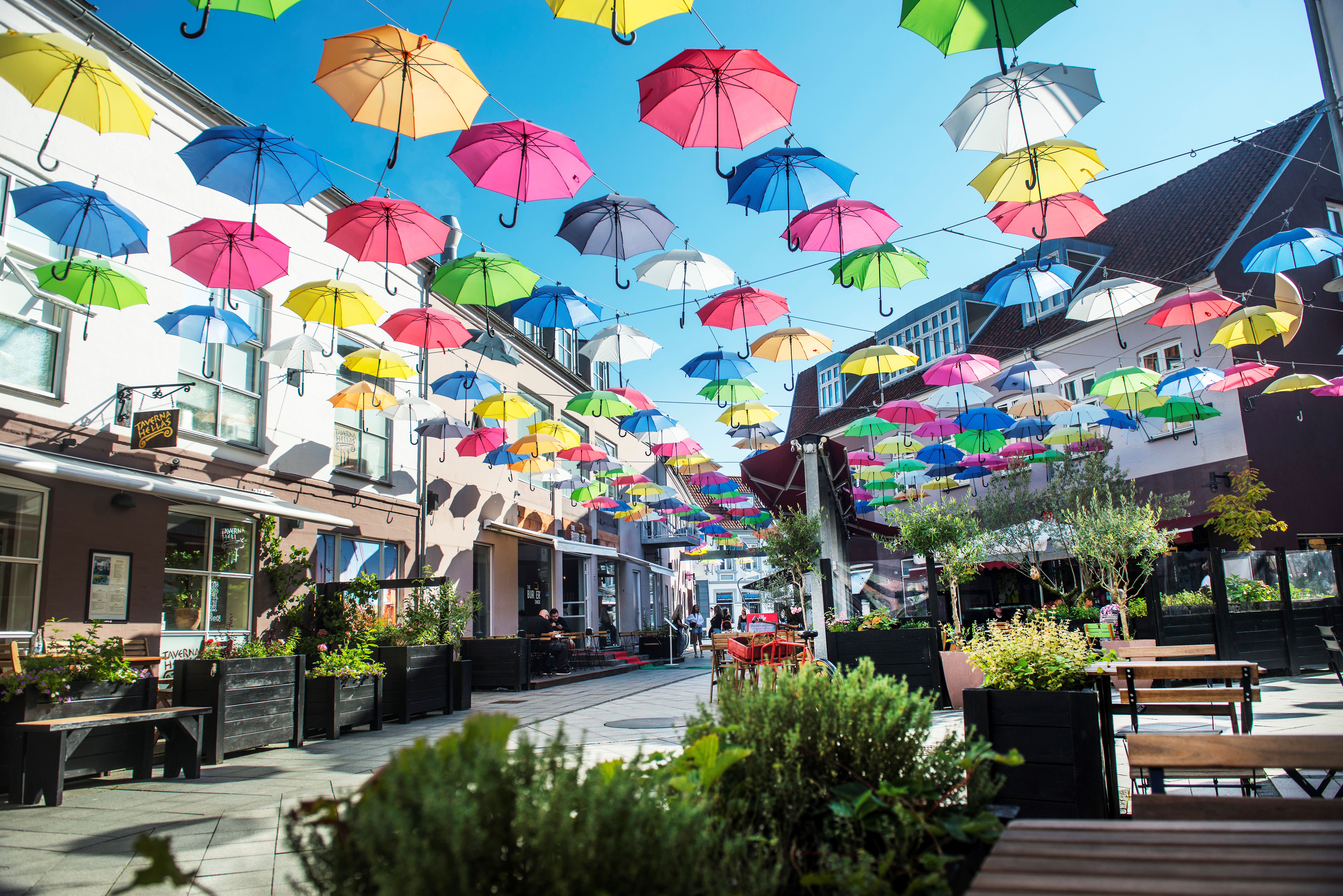Vejle Midtpunkt Paraplyhimmel 2